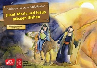 Josef, Maria und Jesus mssen fliehen.