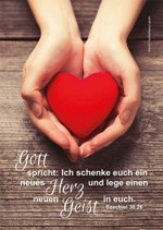 Wort im Bild - Herz in Hand